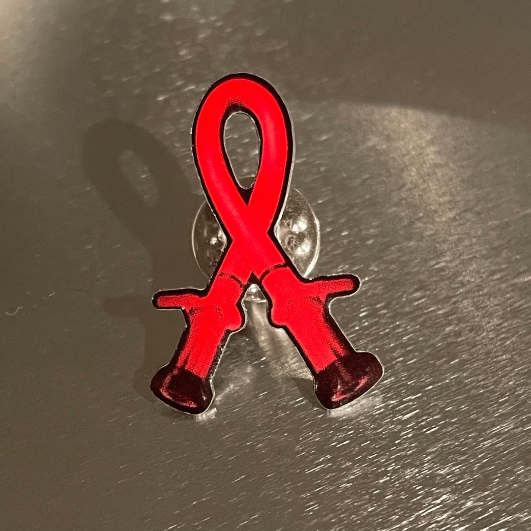 FeuerKrebs - Anstecknadel (Schleife)