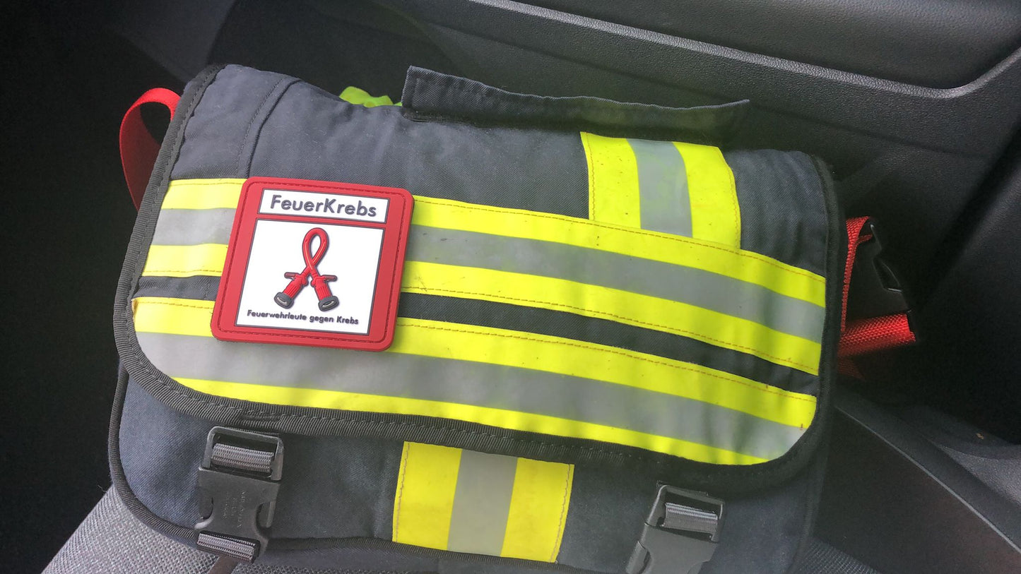 FeuerKrebs - Umhängetasche mit RubberPatch