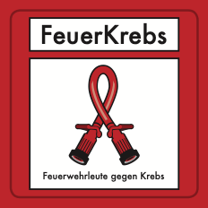 Aufkleber „FeuerKrebs-Melder“ 8x8cm