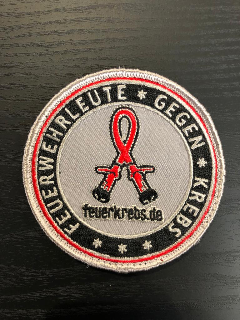 Patch "Feuerwehrleute gegen Krebs" (mit Klett)