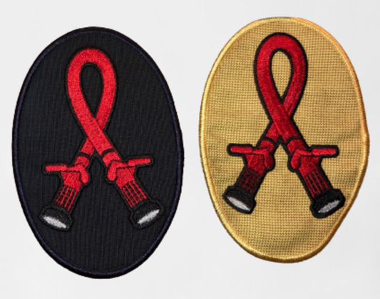 Patch „KrebsSchleife“ 8x11,5cm (oval)