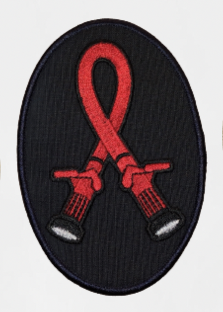 Patch „KrebsSchleife“ 8x11,5cm (oval)