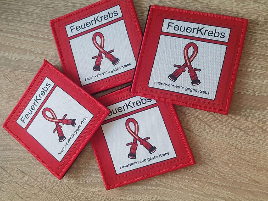 Patch „FeuerKrebs“ 8,7cm (mit und ohne Klett)
