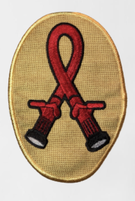 Patch „KrebsSchleife“ 8x11,5cm (oval)